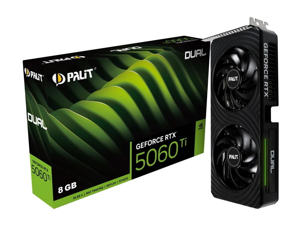 Karta graficzna Palit GeForce RTX 5060 Ti Dual 8GB GDDR7 128bit DLSS 4