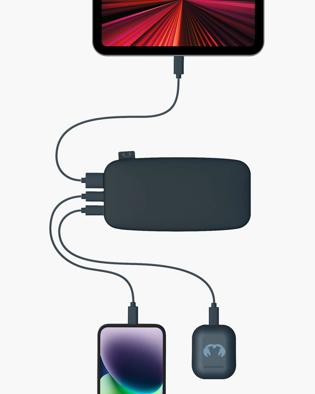 Inwerter solarny Fresh 'n Rebel 24000 mAh Power Delivery USB-C 20W Niebieski