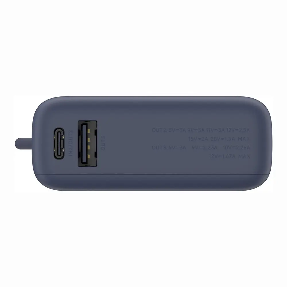 Powerbank Xiaomi PB1033MI 10000mAh 33W Wbudowany kable USB-C Niebieski