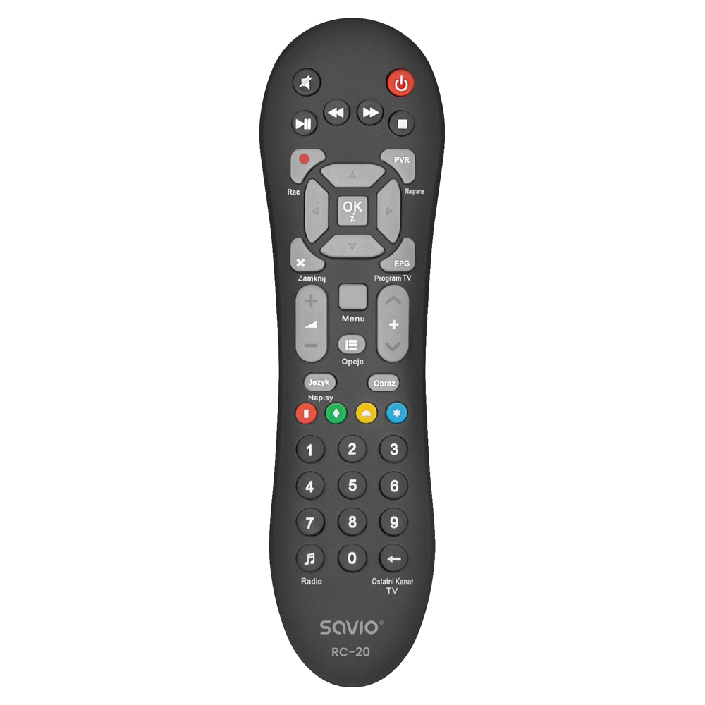 Pilot Savio RC-20 do dekoderów Cyfrowy Polsat