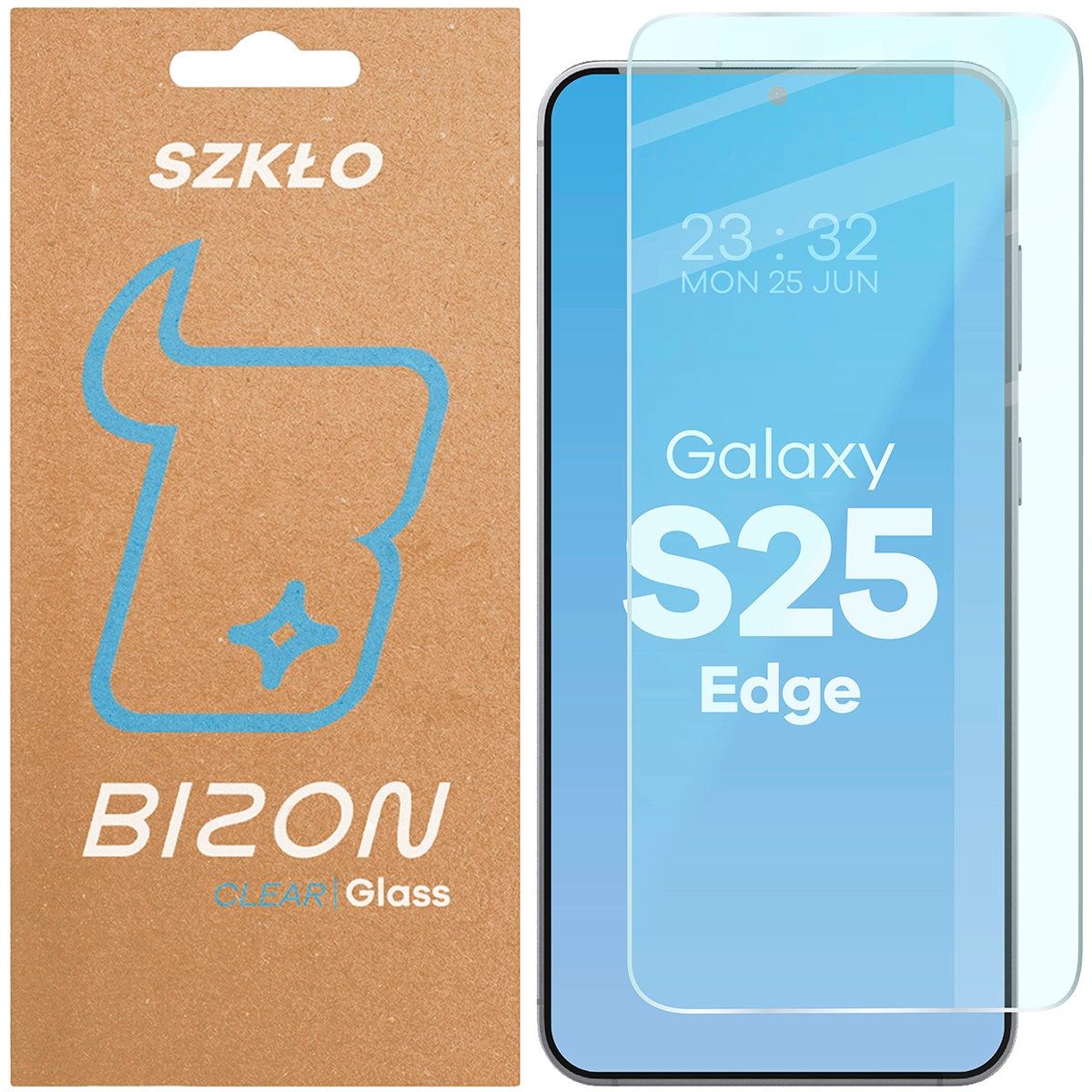 Szkło hartowane Bizon Clear 2 do Galaxy S25 Edge