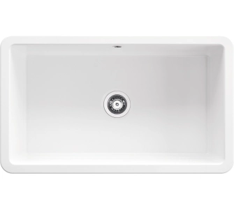 Zlewozmywak Deante Lumi ZCU_610D Ceramiczny Biały