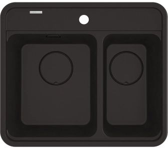 Zlewozmywak Deante Momi ZKM_N503 Granitowy Nero