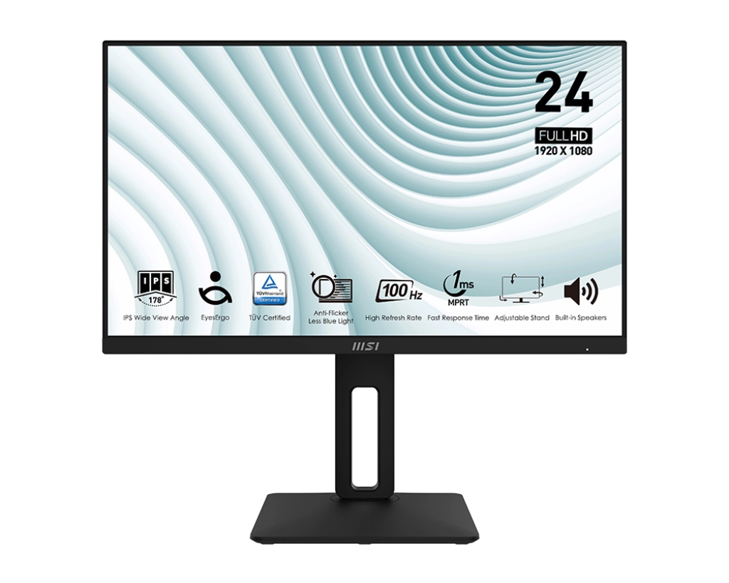 Monitor MSI PRO MP242AP 23,8" Full HD IPS 100Hz 1ms MPRT
