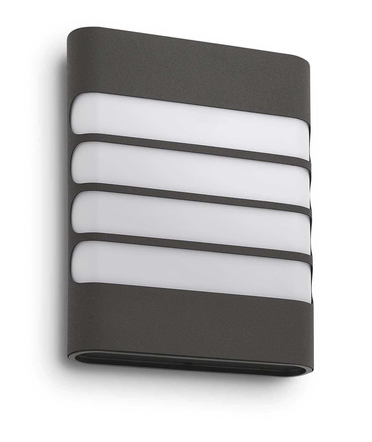 Kinkiet Philips Raccoon wall lantern antracit 1x3W SELV 17273/93/16