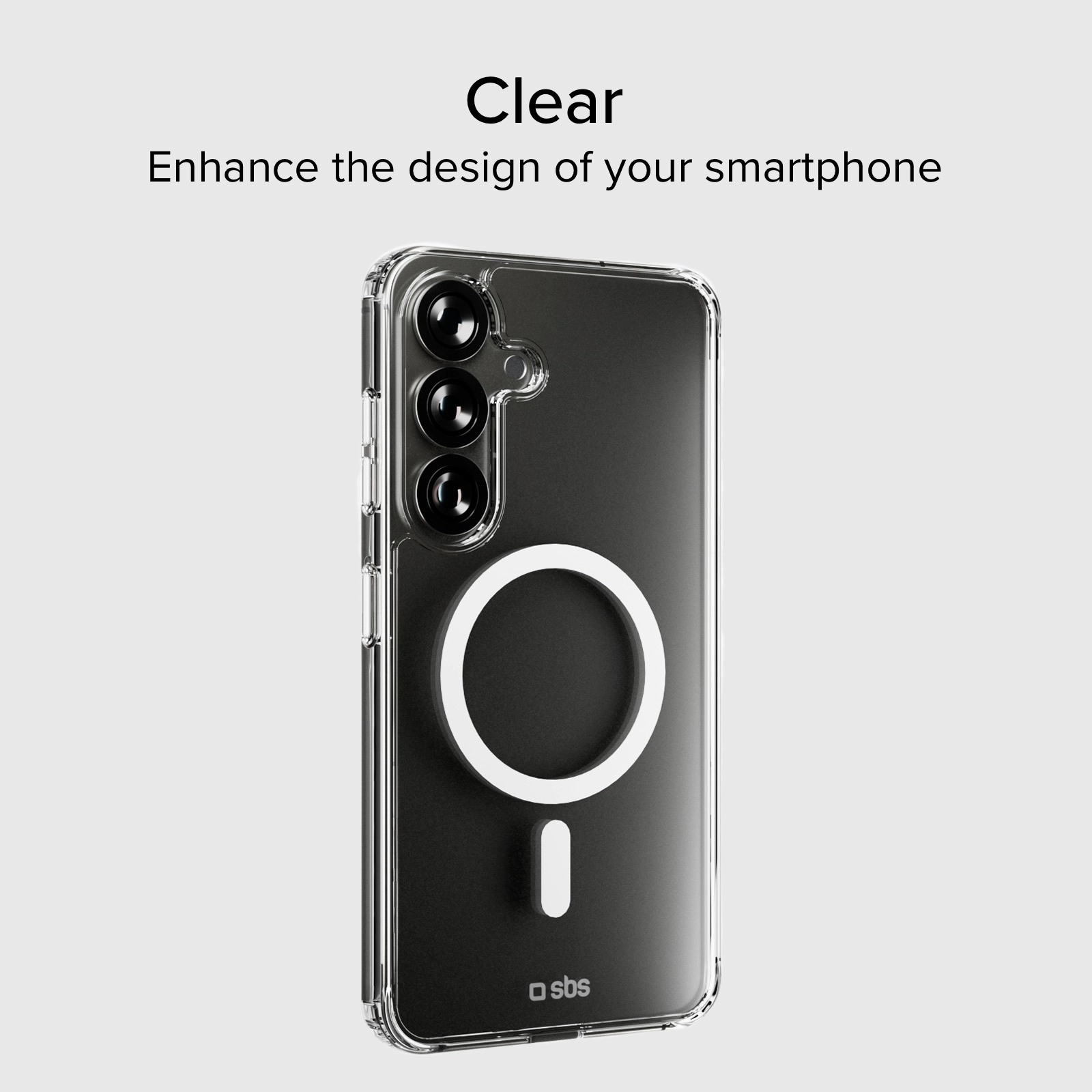 Etui SBS Light Mag do Galaxy S25 Edge Przezroczysty