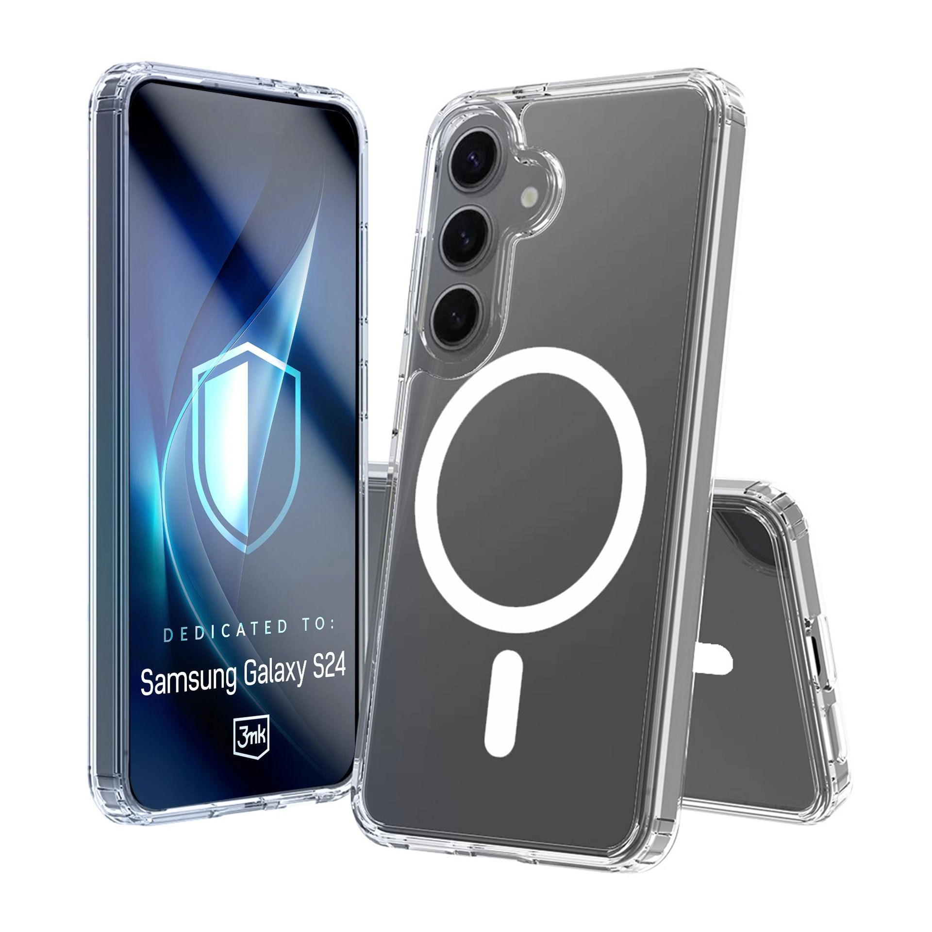 Etui 3mk Armor MagCase do Samsung Galaxy S24/S25 Przezroczysty