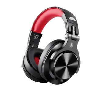 Słuchawki przewodowe Oneodio A71 Nauszne Czarno-czerwony