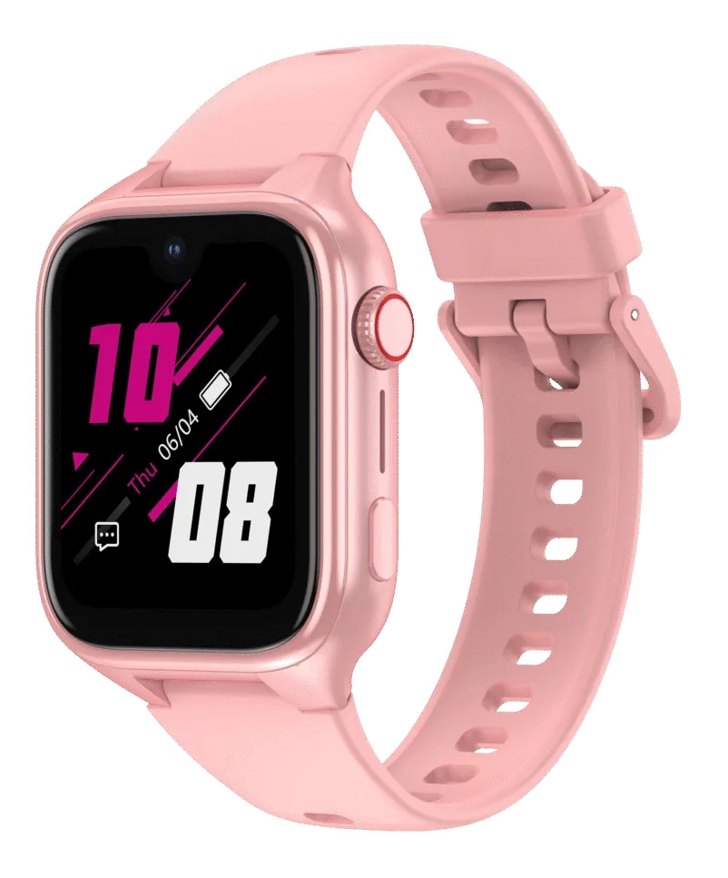 Smartwatch STELIO JuniorPro Funkcje AI 4G Różowy