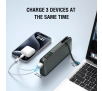 Powerbank 4smarts Enterprise 20000mAh 100W Wbudowany kabel USB-C Szary