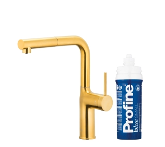 Bateria KFA Armatura Duero Pure Move 6623-423-31 Złoty mat Stal szlachetna