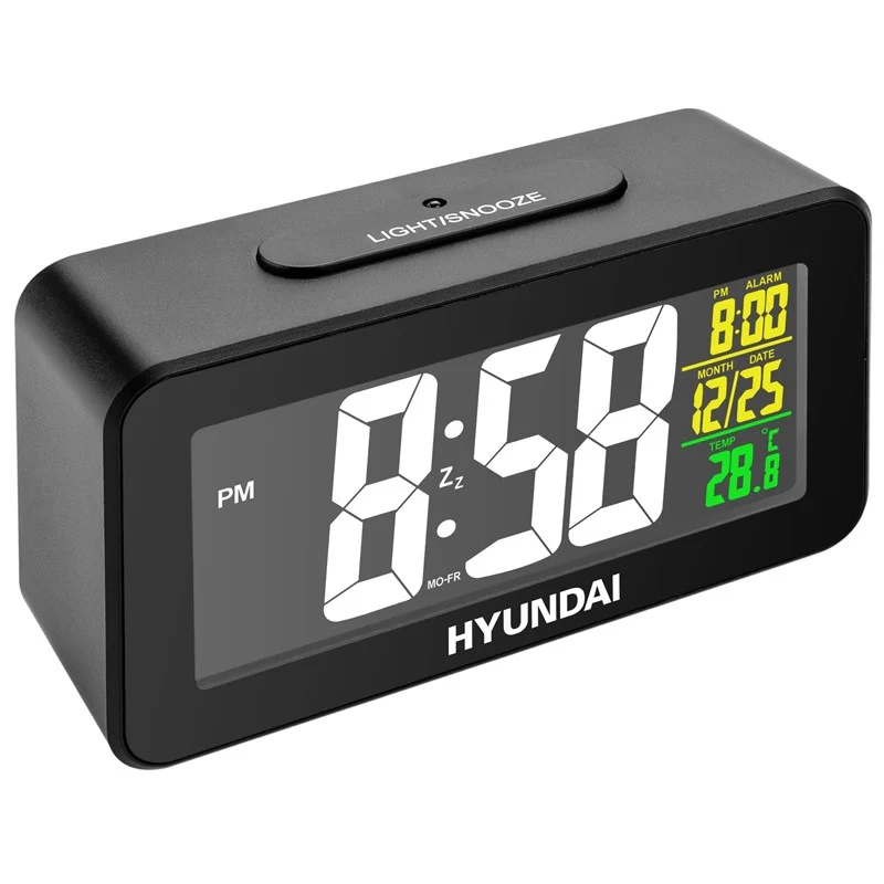 Budzik Hyundai AC 322 B Czarny