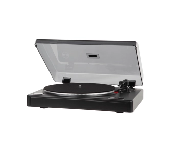 Gramofon Kruger & Matz TT-501 Automatyczny Napęd Przedwzmacniacz Czarny