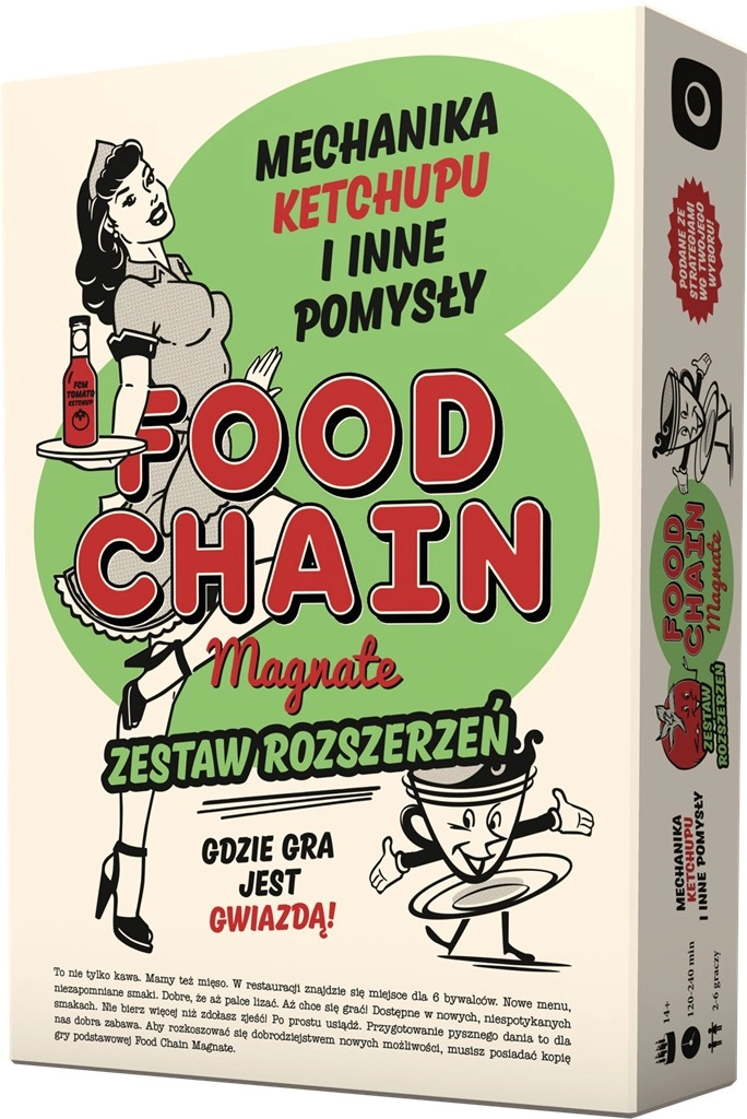 Rozszerzenie do gry Food Chain Magnate Mechanika Ketchupu i Inne Pomysły
