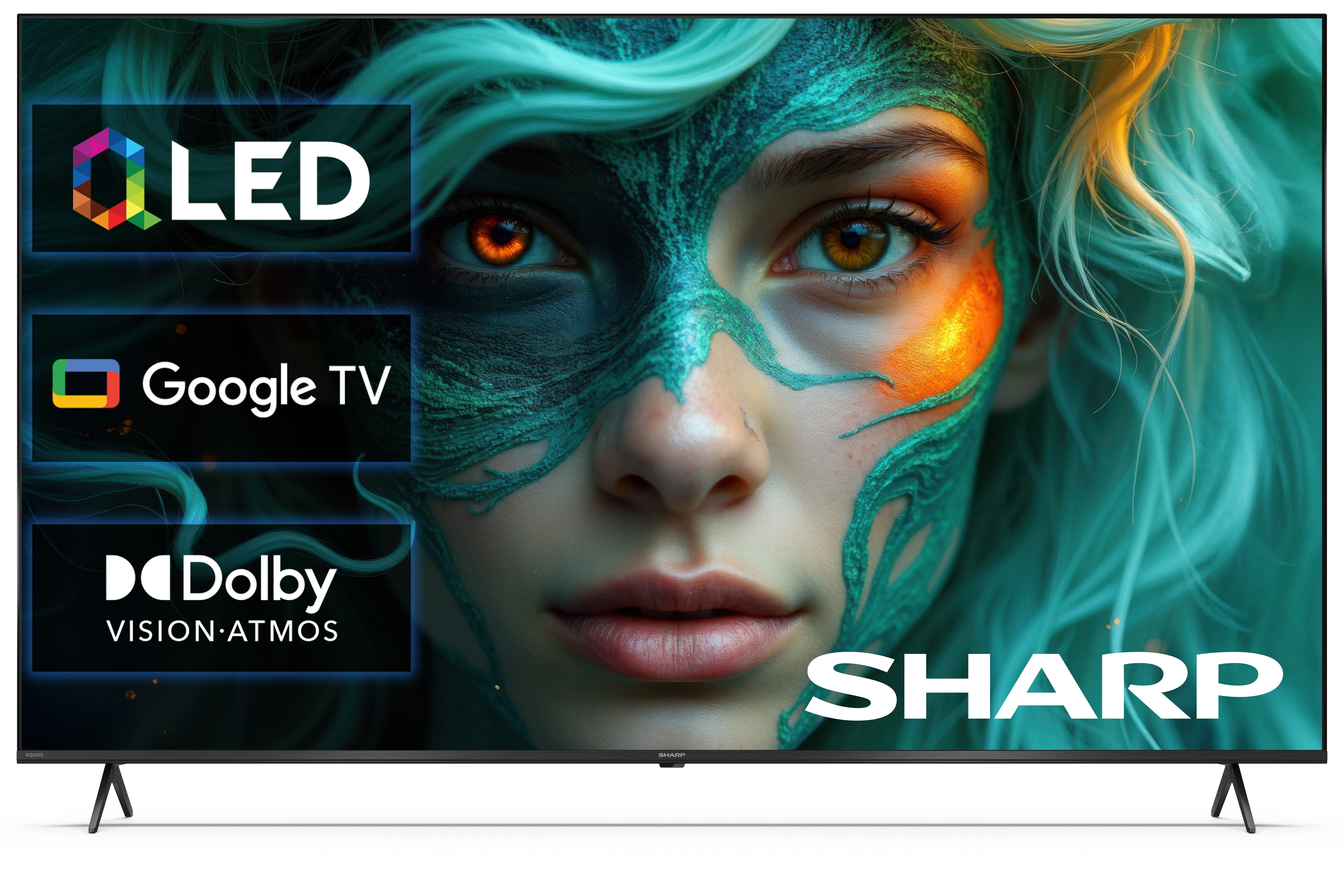 Telewizor Sharp 55HP5765E 55" QLED 4K Google TV Dolby Vision Dolby Atmos HDMI 2.1 DVB-T2