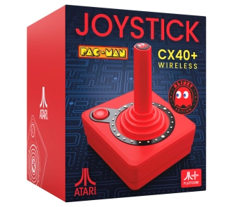 Joystick Atari CX40+ Pac-Man Edition do Atari 2600+ / 7800+ Bezprzewodowy Czerwony