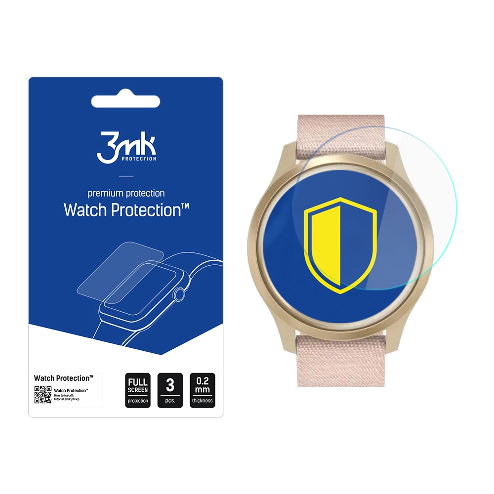 Folia ochronna 3mk Watch Protection ARC do Garmin Vivomove Style 42mm