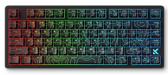 Klawiatura magnetyczna MCHOSE MC-JET75-10 Kailh Magnetic God Switch Czarny