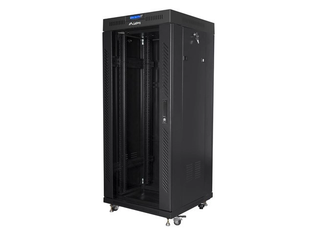 Szafa rack Lanberg FF01-6627-12BL 19" 27U 600X600