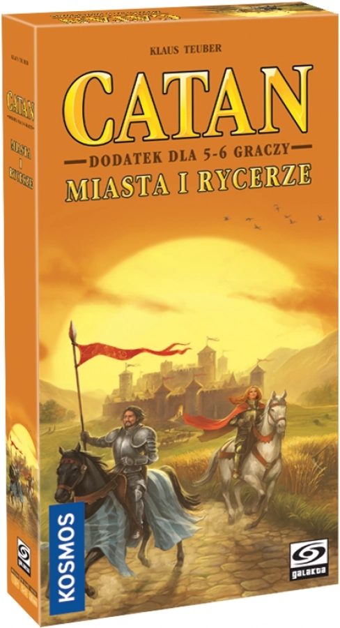 Rozszerzenie do gry Catan Miasta i Rycerze Dodatek dla 5-6 graczy