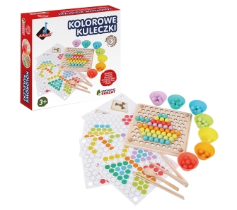 Gra planszowa Pomysłowy Skrzat - Kolorowe kuleczki