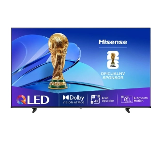 Telewizor Hisense 65E7Q 65" QLED 4K Smart TV Funkcje AI Dolby Vision Dolby Atmos HDMI 2.1 DVB-T2