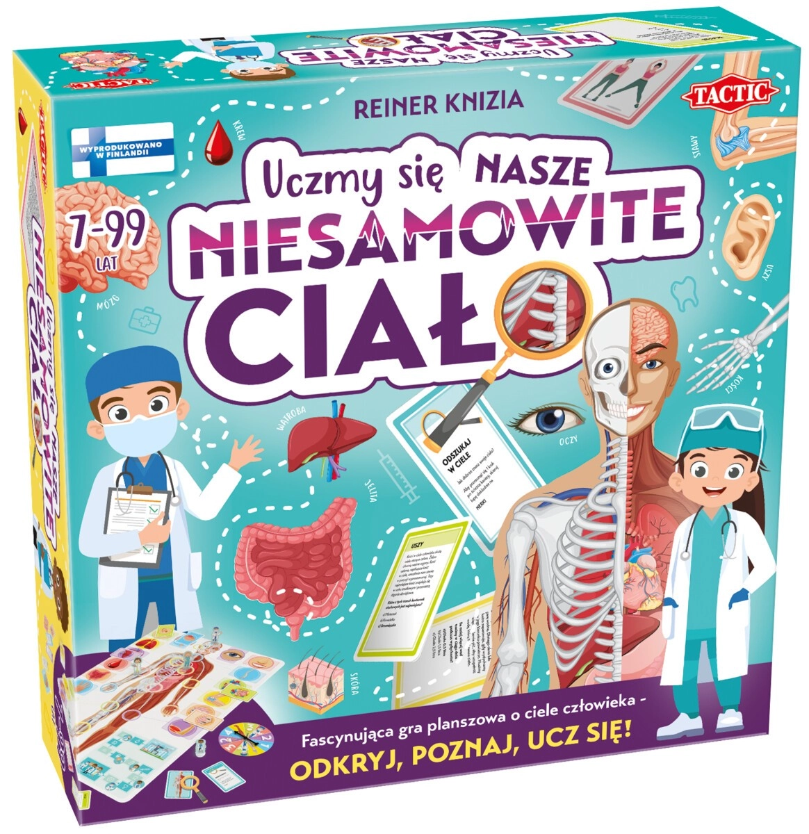 Gra planszowa Uczymy się. Nasze niesamowite ciało