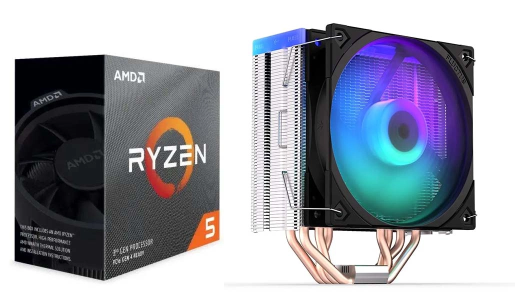 Procesor AMD Ryzen 5 3600 BOX (100-100000031BO) + Fera 5 ARGB Szary