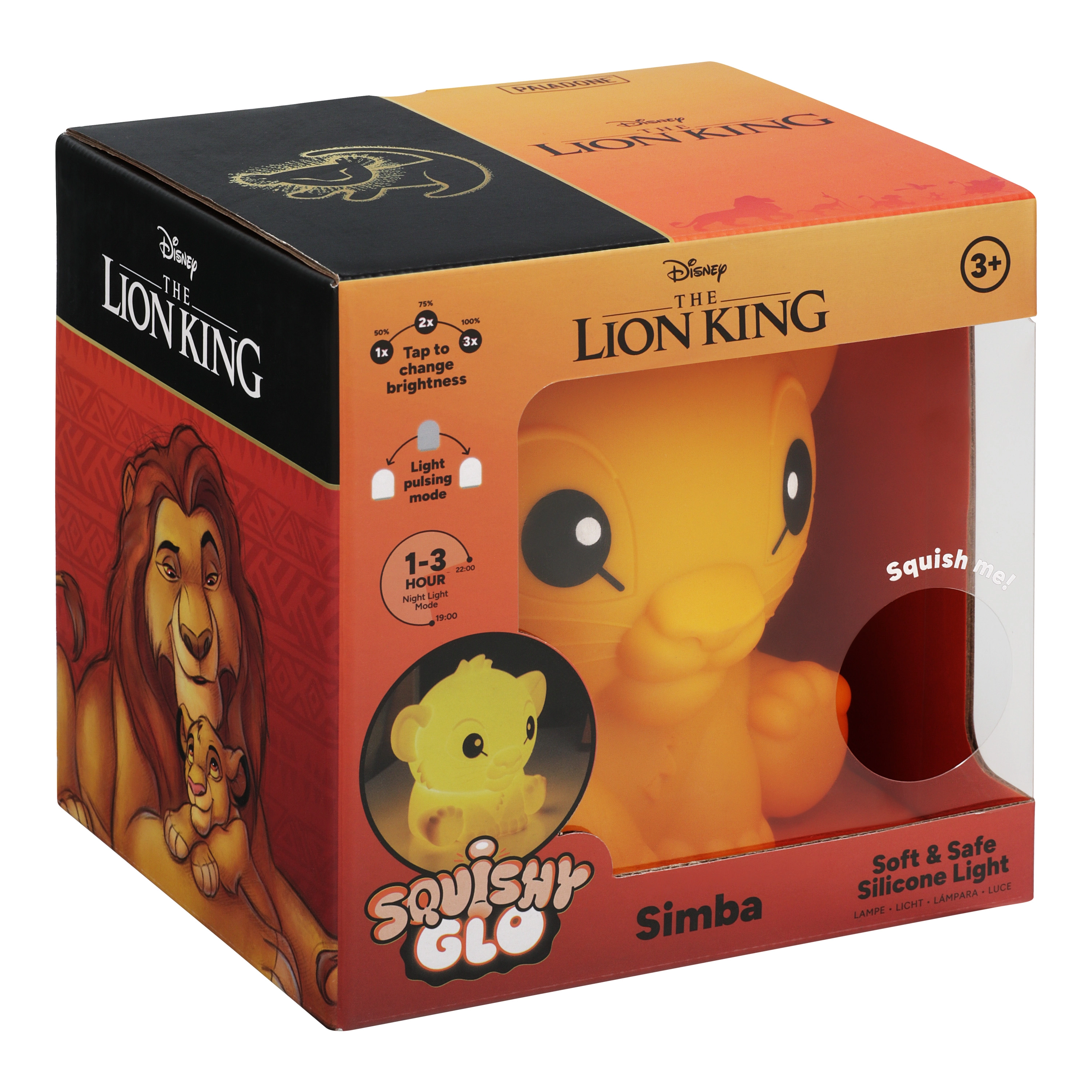 Lampka Paladone Squishy Glo Silicone Light Disney Król Lew Simba