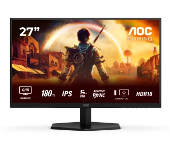 Monitor AOC Q27G42XE 27" 2K Fast IPS 180Hz 0,5ms MPRT Gamingowy