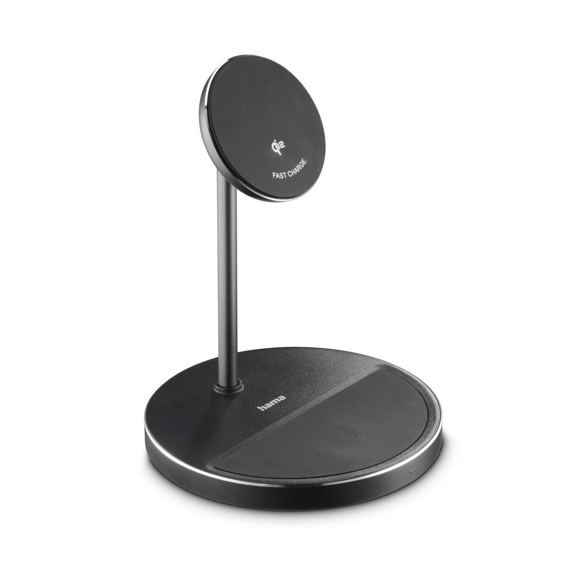 Ładowarka indukcyjna Hama Standard 2w1 QI2 FC Czarny