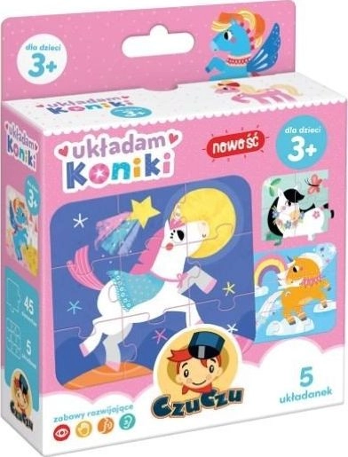 Puzzle Układam Koniki 45 elementów