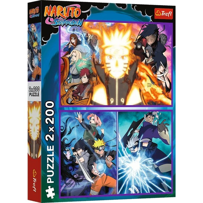 Puzzle Naruto Shippuden Ninja z Wioski Ukrytego Liścia 2x200 elementów
