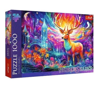 Puzzle DreamScapes Mistyczny jeleń 1000 elementów