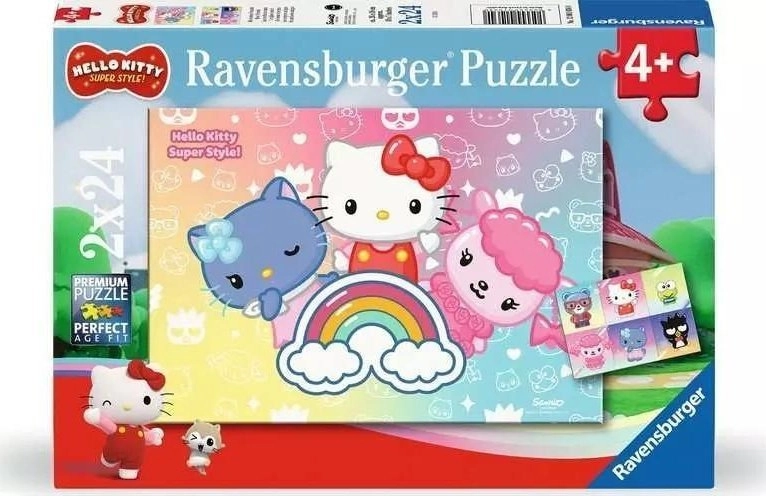 Puzzle Hello Kitty 2x24 elementy