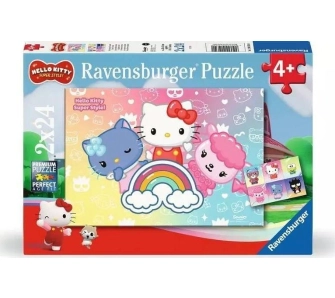 Puzzle Hello Kitty 2x24 elementy