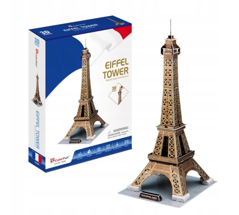 Puzzle 3D Wieża Eiffela 35 elementów