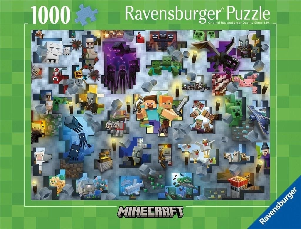 Puzzle Minecraft Challenge 1000 elementów