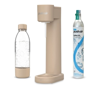 Saturator Dafi PushAir Beżowy + Nabój z gazem CO2