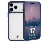 Bizon Angelo do Apple iPhone 17 Pro Max z niebieską ramką