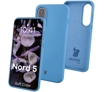 Etui Bizon Soft do OnePlus Nord 5 Niebieski