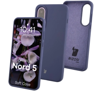 Etui Bizon Soft do OnePlus Nord 5 Granatowy