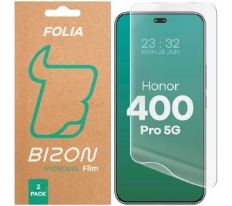 Folia hydrożelowa Bizon na ekran Hydrogel Front do Honor 400 Pro 5G 2 sztuki