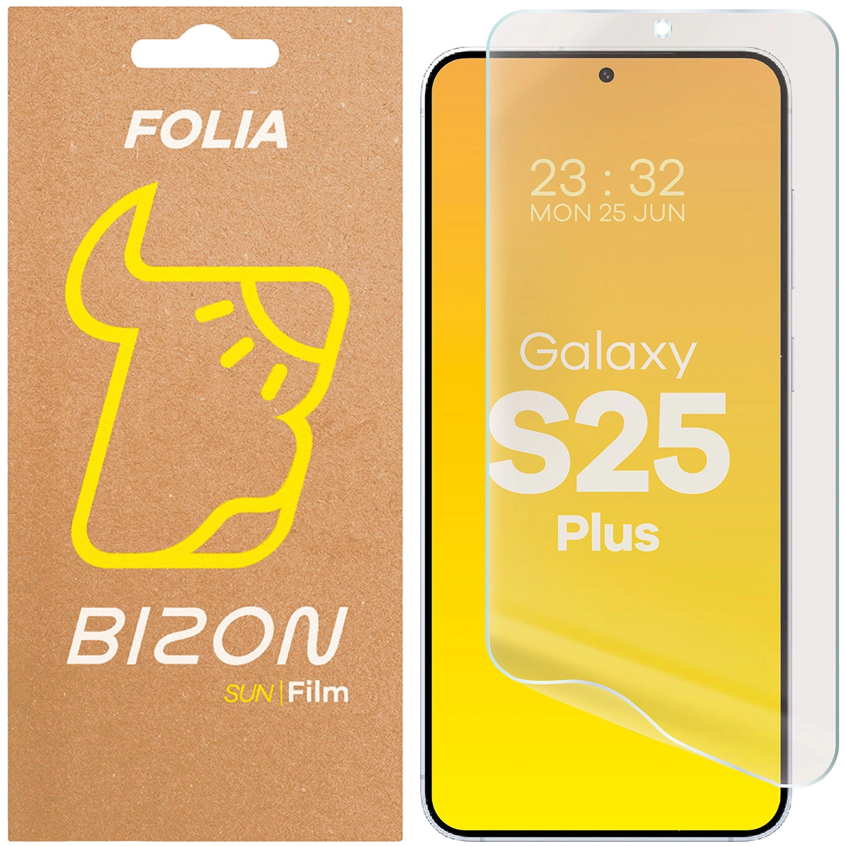 Folia ochronna Bizon matowa Film Sun do Samsung Galaxy S25 Plus