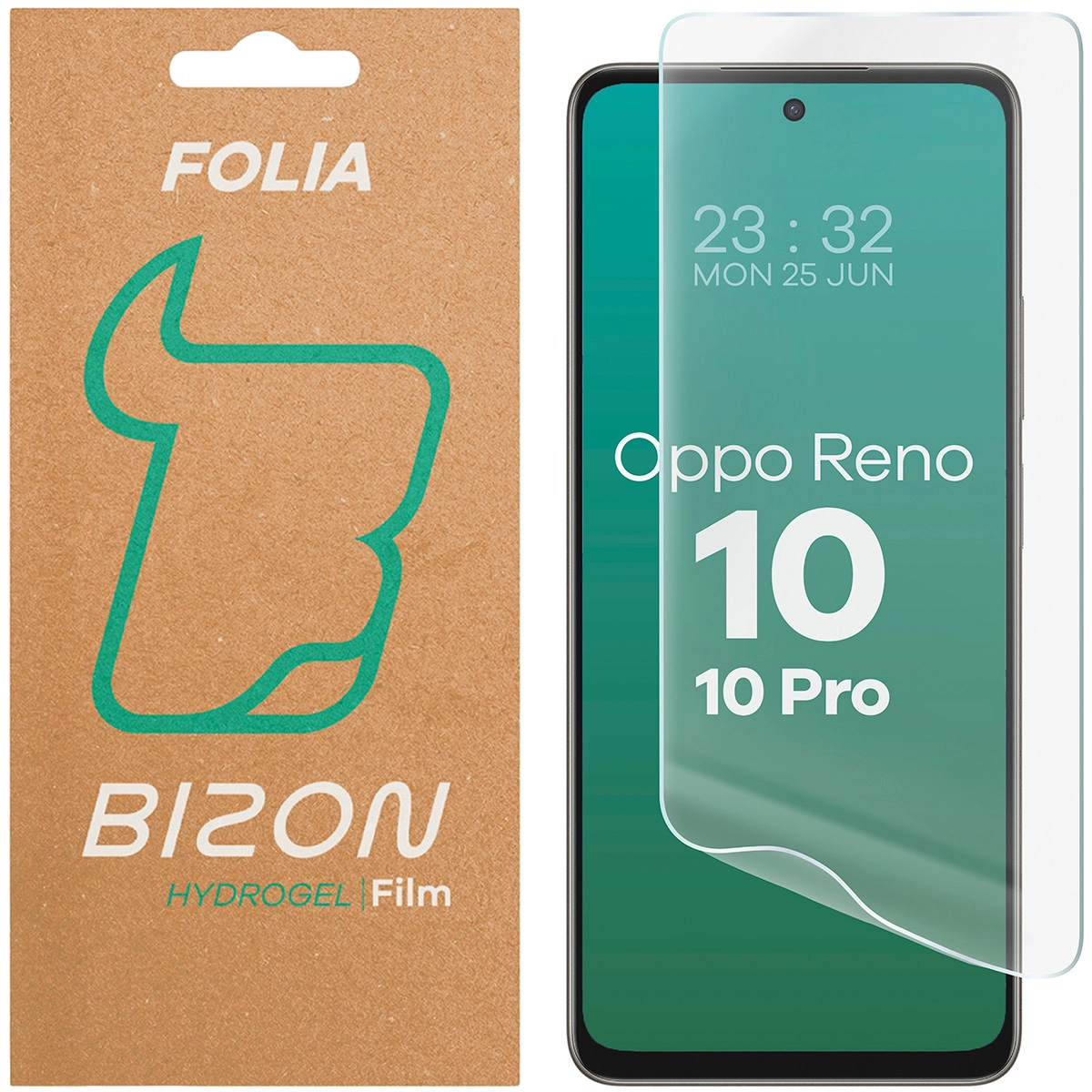 Folia hydrożelowa Bizon na ekran Hydrogel Front do OPPO Reno 10/10Pro 1 sztuka