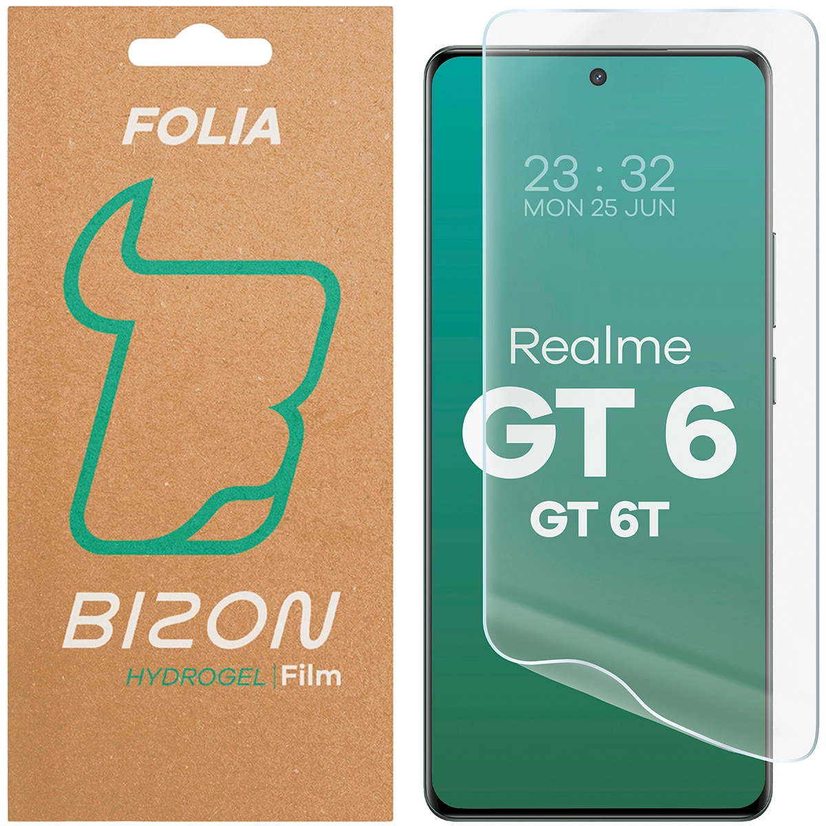 Folia hydrożelowa Bizon na ekran Hydrogel Front do Realme GT 6/GT 6T 1 sztuka