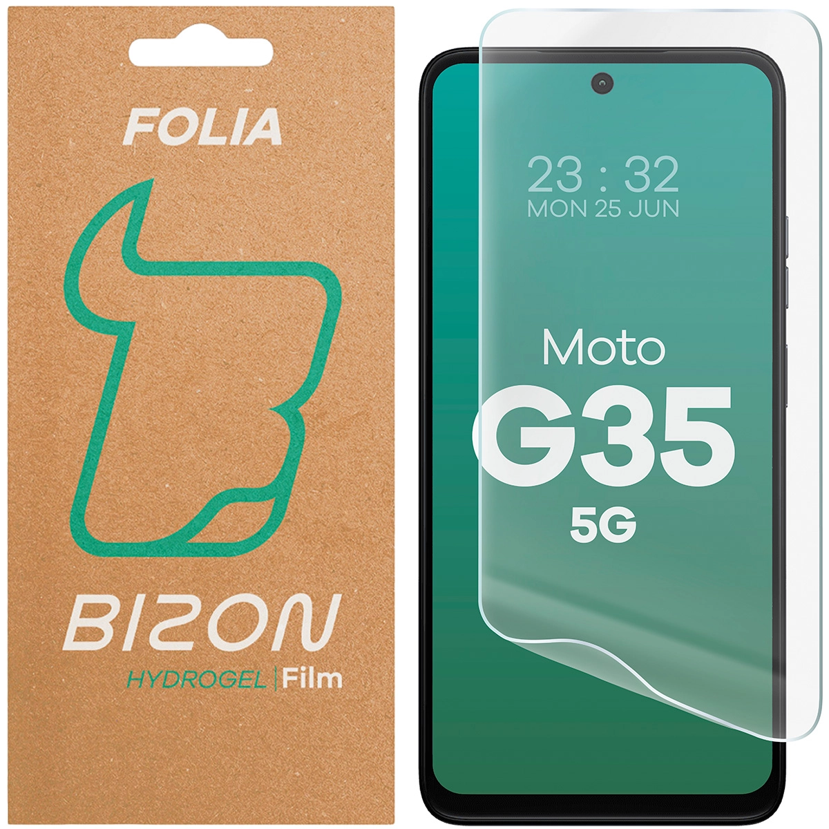 Folia hydrożelowa Bizon na ekran Hydrogel Front do Motorola Moto G35 5G 1 sztuka