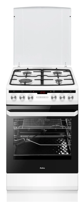 Kuchnia gazowo-elektryczna Amica 58GED3.43HZpTaDA(W) PIZZA