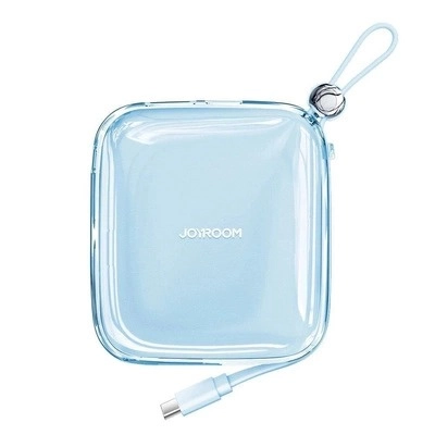 Powerbank Joyroom JR-L005 10000mAh Wbudowany kabel Lightning 12W Niebieski