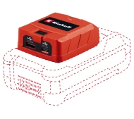 Einhell USB TC-CP 18 Li USB A/C-Solo 4514148